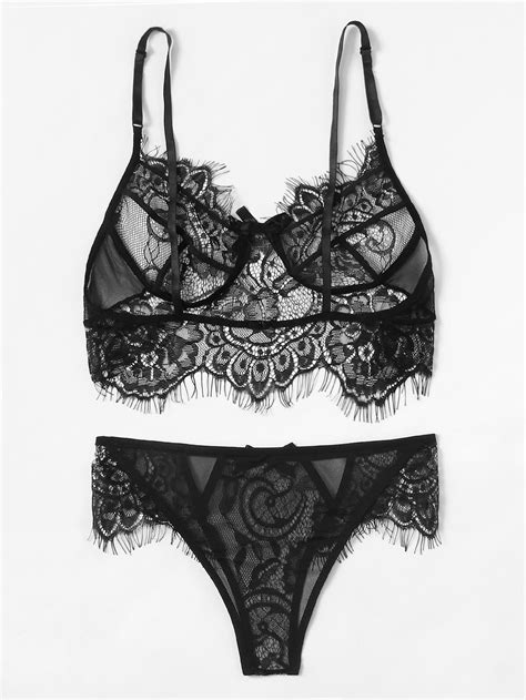 sheer lingerie sets